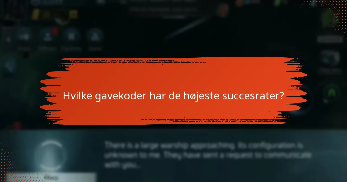Hvilke succeshistorier har spillere delt om brugen af gavekoder?