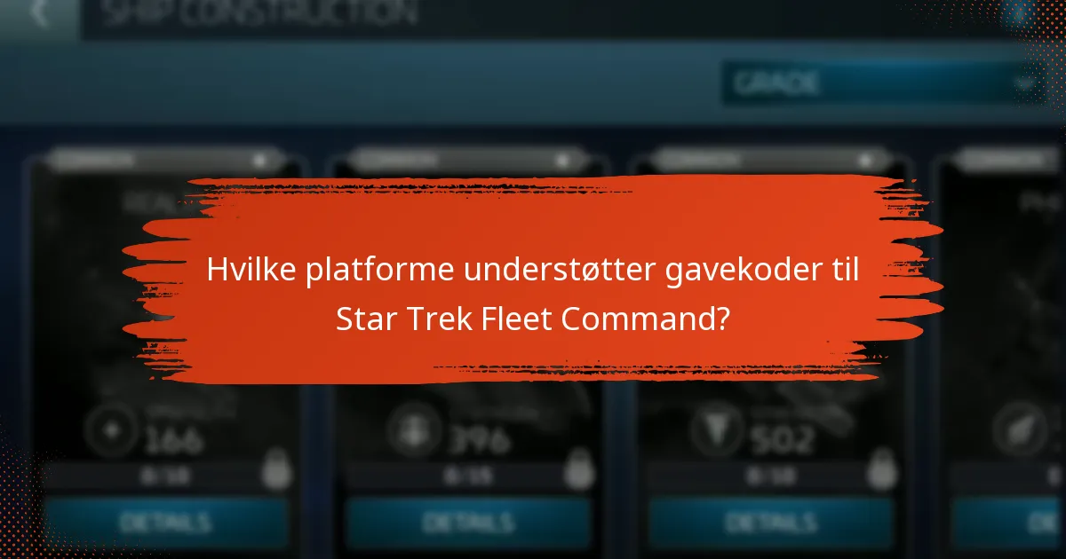 Hvordan kan jeg indløse gavekoder til Star Trek Fleet Command?