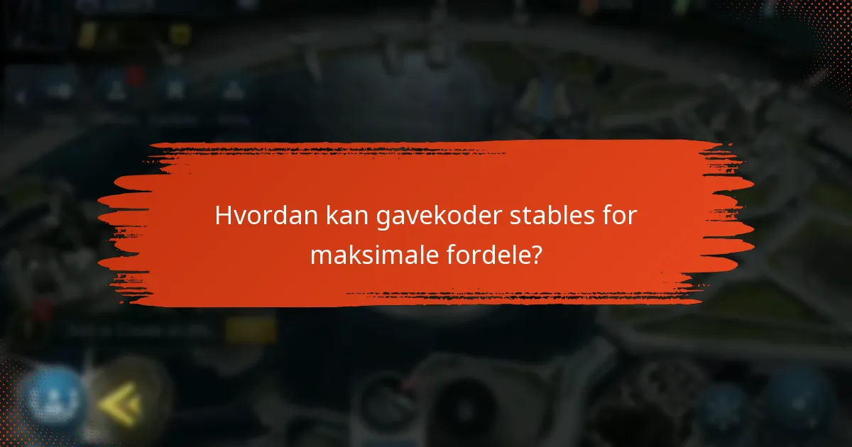 Hvor finder man aktuelle og aktive gavekoder?